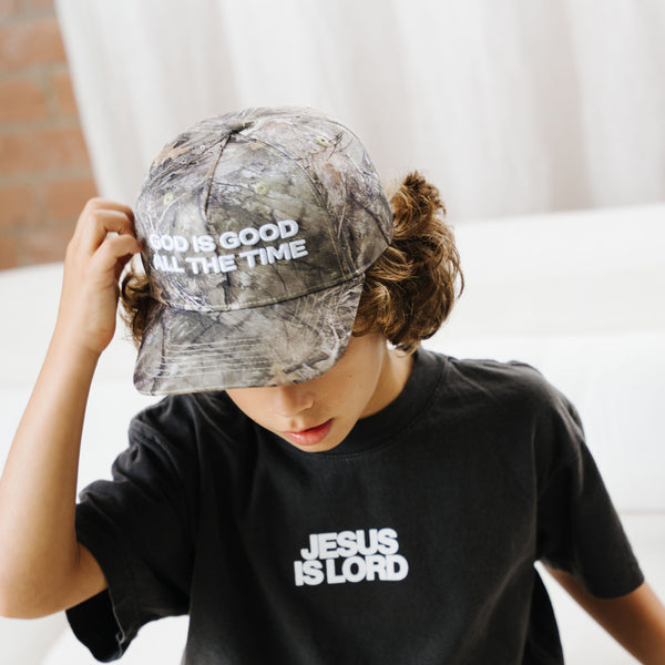 LITTLES // GOD IS GOOD HAT (CAMO)