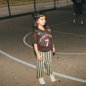 LITTLES // JESUS IS KING CROCHET JERSEY