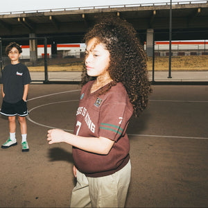 LITTLES // JESUS IS KING KNIT JERSEY