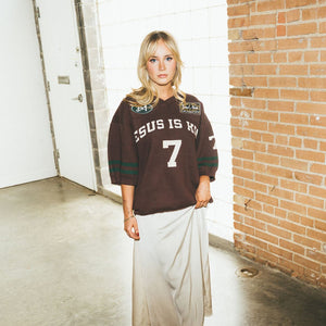 ADULTS // JESUS IS KING KNIT JERSEY