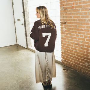 ADULTS // JESUS IS KING KNIT JERSEY