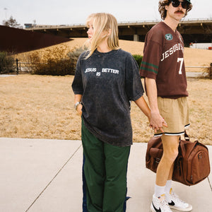 ADULTS // JESUS IS BETTER (VINTAGE BLACK)