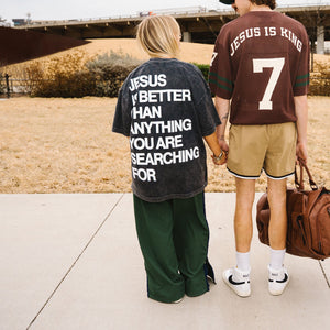 ADULTS // JESUS IS BETTER (VINTAGE BLACK)