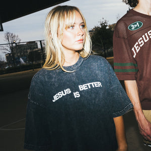 ADULTS // JESUS IS BETTER (VINTAGE BLACK)