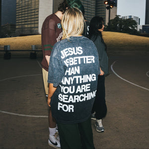 ADULTS // JESUS IS BETTER (VINTAGE BLACK)