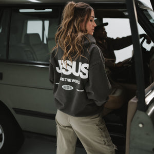 ADULTS // JESUS BEFORE THE WORLD HOODIE (CHARCOAL)