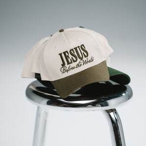 ADULTS // JESUS BEFORE THE WORLD HAT (OLIVE GREEN)