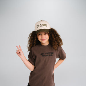 LITTLES // GOD IS GOOD HAT (OLIVE)