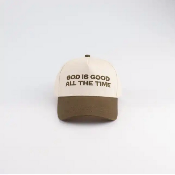 LITTLES // GOD IS GOOD HAT (OLIVE)
