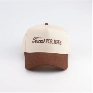 ADULTS // TEXAS FOR JESUS HAT (BROWN)