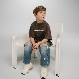 LITTLES // GOD IS GOOD (VINTAGE BROWN)
